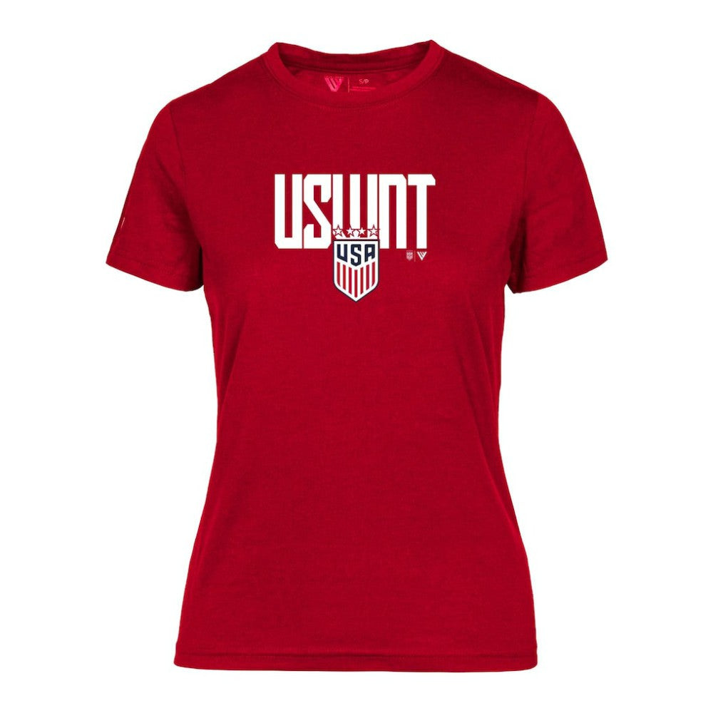USWNT Levelwear Women's Maddox Elevate T-Shirt - Red