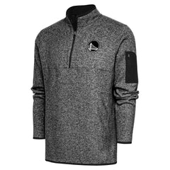 NBA Golden State Warriors Antigua Metallic Logo Fortune Quarter-Zip Jacket sale