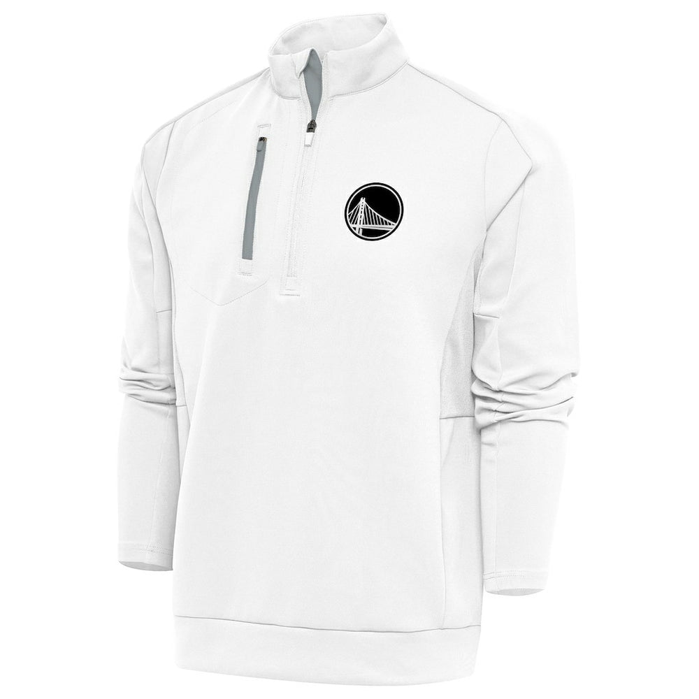 NBA Golden State Warriors Antigua Metallic Logo Generation Quarter-Zip Top sale