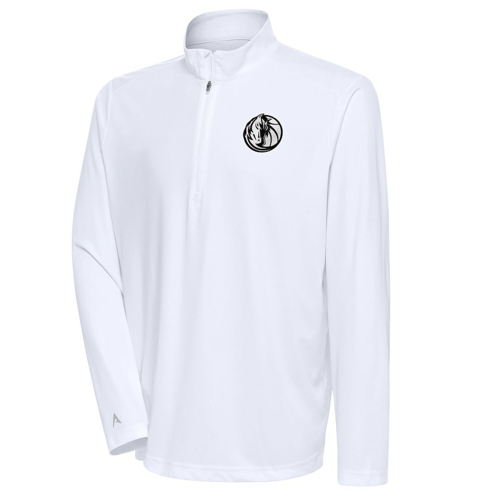 NBA Dallas Mavericks Antigua Metallic Logo Tribute Quarter-Zip Top sale