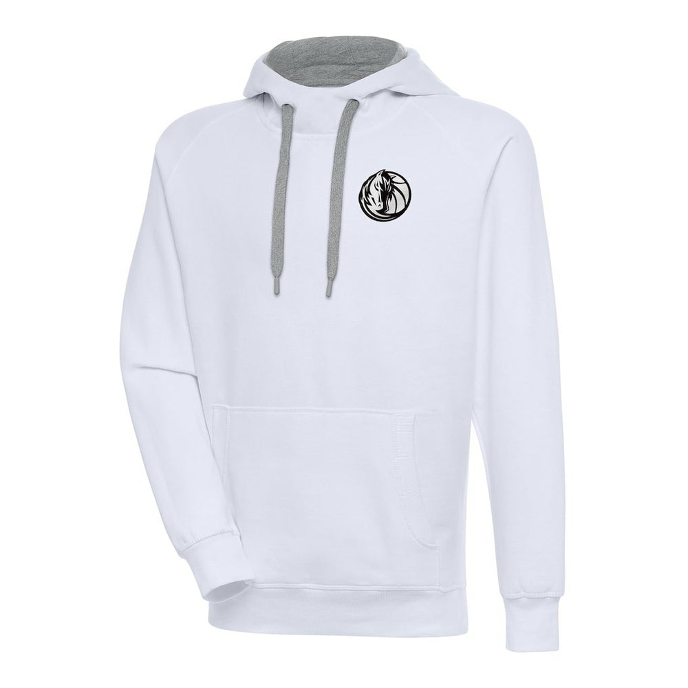 NBA Dallas Mavericks Antigua Metallic Logo Victory Raglan Pullover Hoodie sale