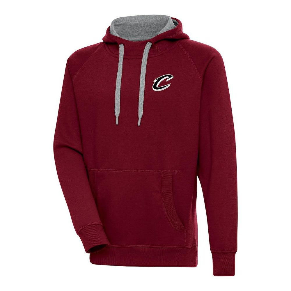 NBA Cleveland Cavaliers Antigua Metallic Logo Victory Raglan Pullover Hoodie sale