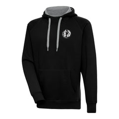 NBA Dallas Mavericks Antigua Metallic Logo Victory Raglan Pullover Hoodie sale