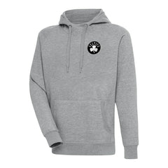 NBA Boston Celtics Antigua Metallic Logo Victory Raglan Pullover Hoodie
