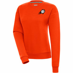 NBA Phoenix Suns Antigua Women's Brushed Metallic Victory Pullover Sweatshirt - Orange on sale