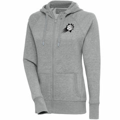 NBA Phoenix Suns Antigua Women's Brushed Metallic Victory Full-Zip Hoodie - Heather Gray outlet