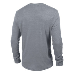 NHL Heather Gray Vegas Golden Knights Champion Tri-Blend Dual-Stripe Long Sleeve T-Shirt