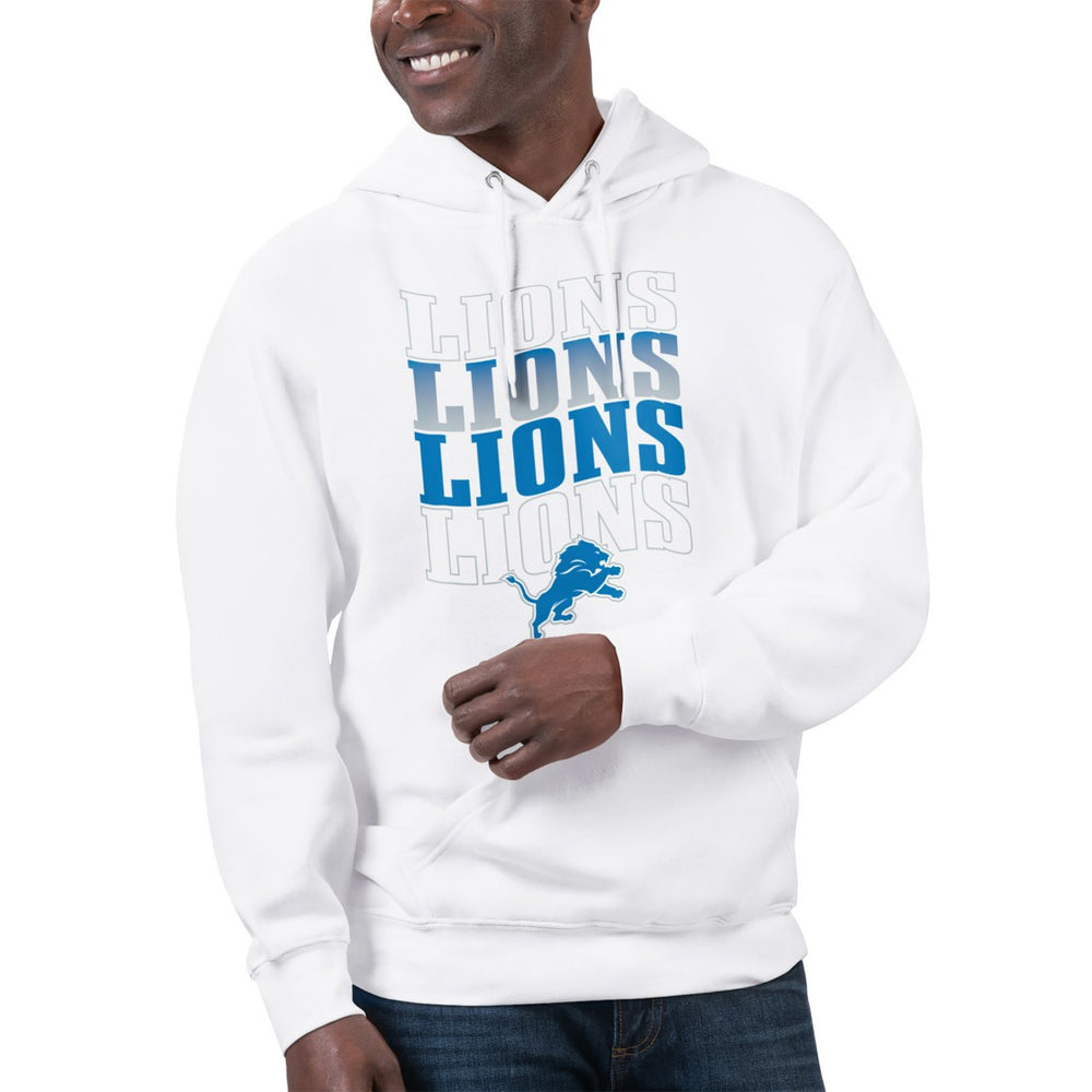 Starter Unisex Name Drop Logo Pullover Hoodie - Detroit Lions