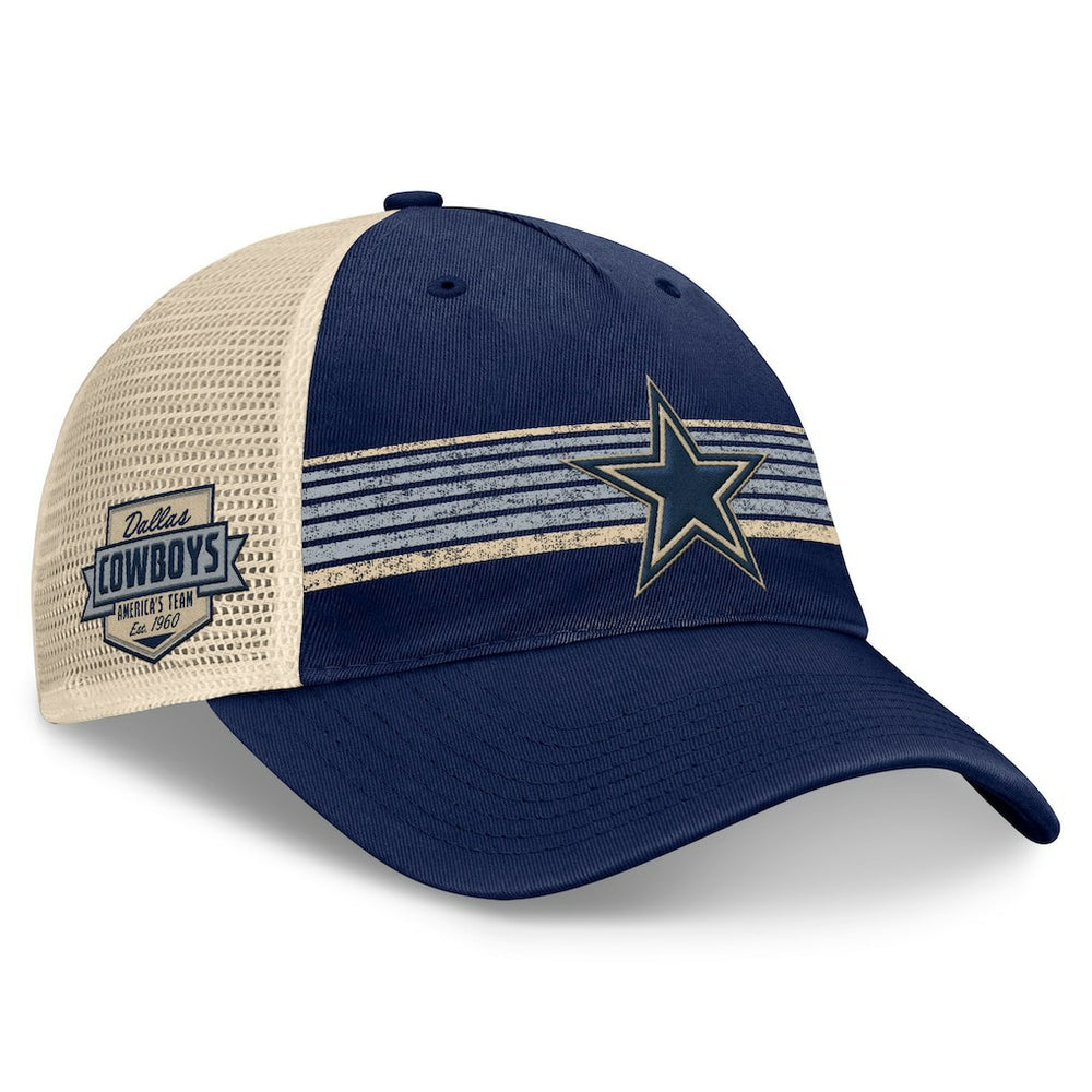 Fundamentals Stripes Trucker Adjustable Hat - Dallas Cowboys