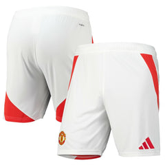Manchester United 2024/25 Home Replica AEROREADY Shorts - Adidas White