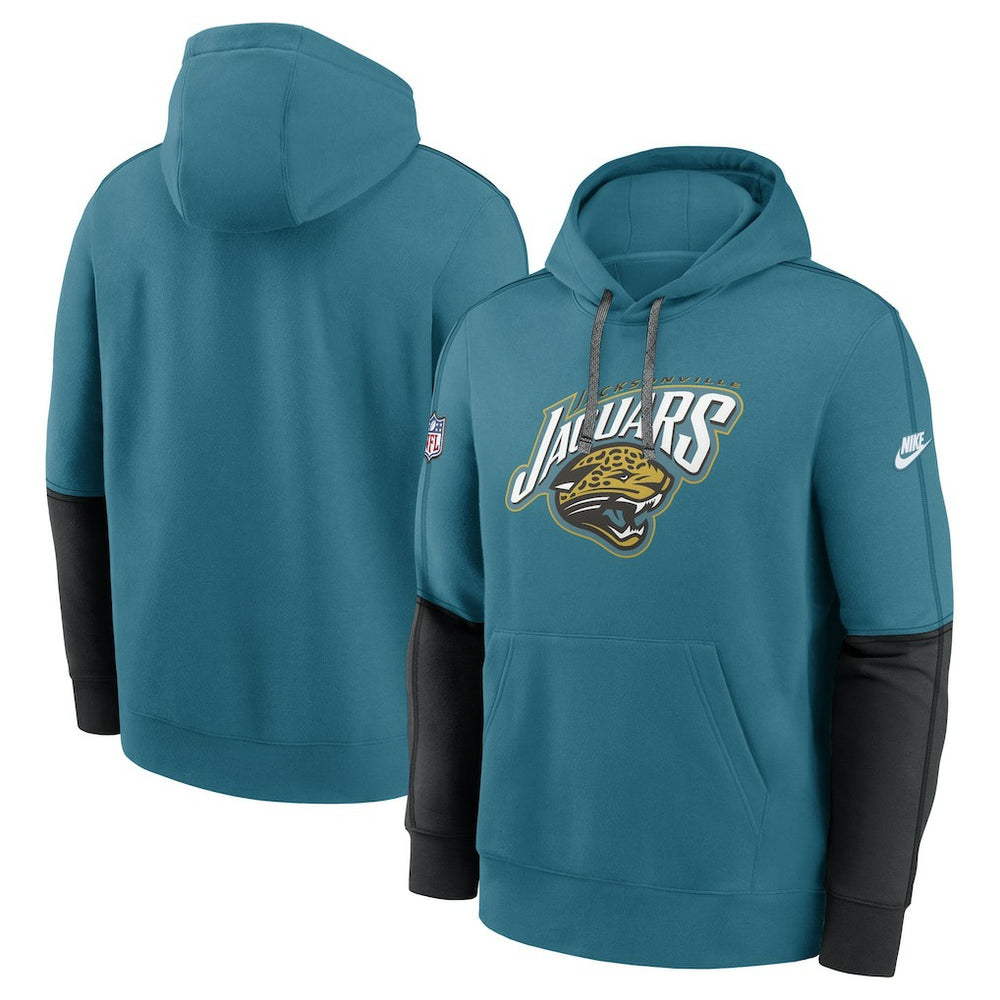 Throwback Alternate Logo Team Issue Club Pullover Hoodie - Jacksonville Jaguars