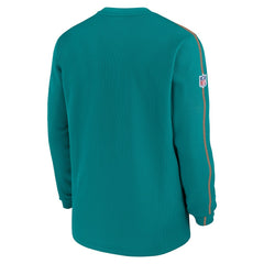 Alternate Logo Coach Long Sleeve Top - Miami Dolphins