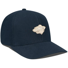 NHL Black Minnesota Wild Levelwear Fusion Lefty Hat