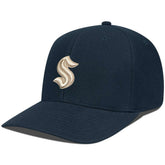 NHL Black Seattle Kraken Levelwear Fusion Lefty Hat