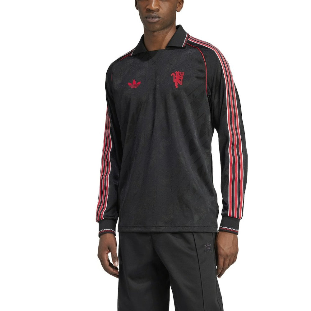 Manchester United Originals Lifestyler Long Sleeve Jersey - Adidas Black