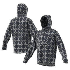 Manchester United 2024/25 Half-Zip Hoodie Windbreaker Jacket - Adidas Charcoal
