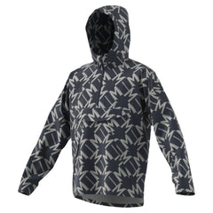 Manchester United 2024/25 Half-Zip Hoodie Windbreaker Jacket - Adidas Charcoal