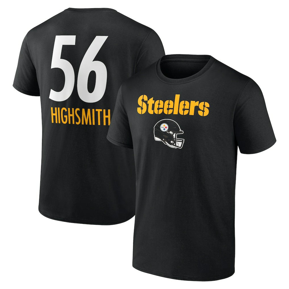 Alex Highsmith Team Wordmark Player Name & Number T-Shirt - Pittsburgh Steelers