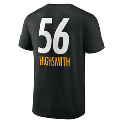 Alex Highsmith Team Wordmark Player Name & Number T-Shirt - Pittsburgh Steelers