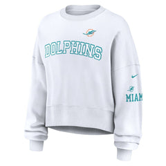 Women's Oversized Pullover Sweatshirt - Miami Dolphins