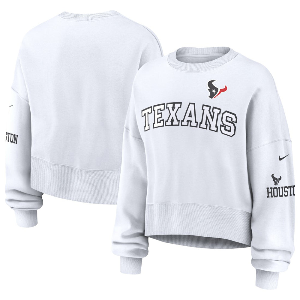 Women's Oversized Pullover Sweatshirt - Houston Texans
