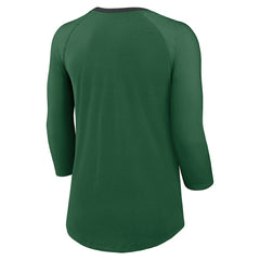 Women's 3/4 Sleeve Raglan Fashion Top - New York Jets