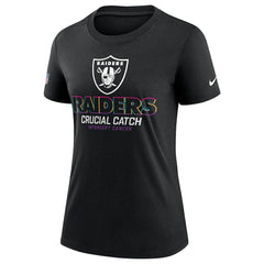 Women's 2024 NFL Crucial Catch Tri-Blend T-Shirt - Las Vegas Raiders
