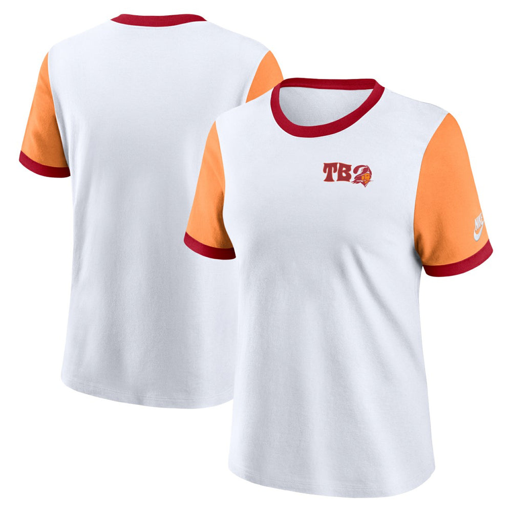 Women's Rewind Ringer T-Shirt - Tampa Bay Buccaneers