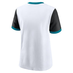Women's Rewind Ringer T-Shirt - Jacksonville Jaguars