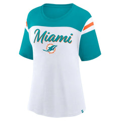 Women's Cheer Chant Fashion Crop Top - Miami Dolphins