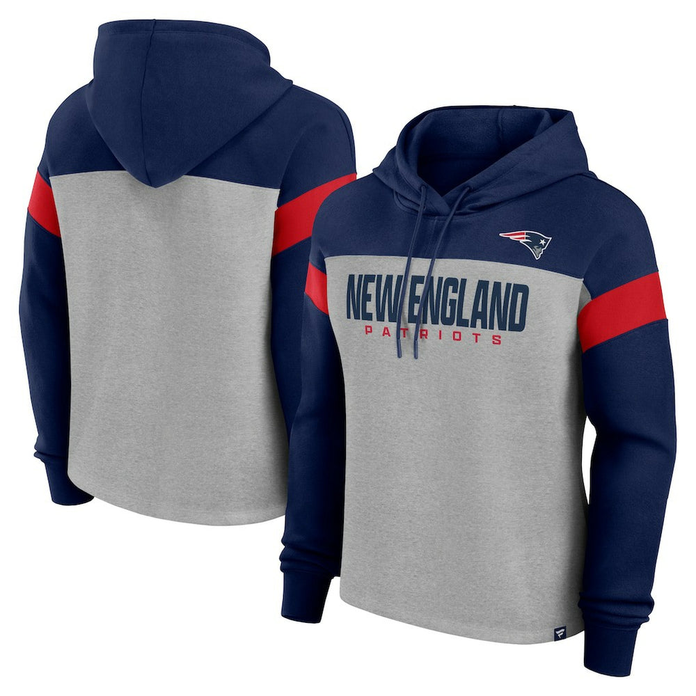 Women's Bold Play Call Pullover Hoodie - New England Patriots