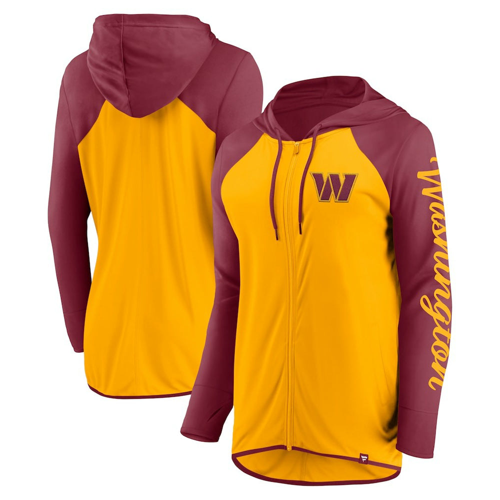 Women's Script Full-Zip Hoodie - Washington Commanders