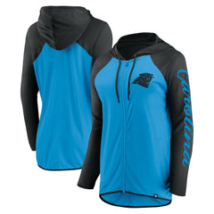 Women's Script Full-Zip Hoodie - Carolina Panthers