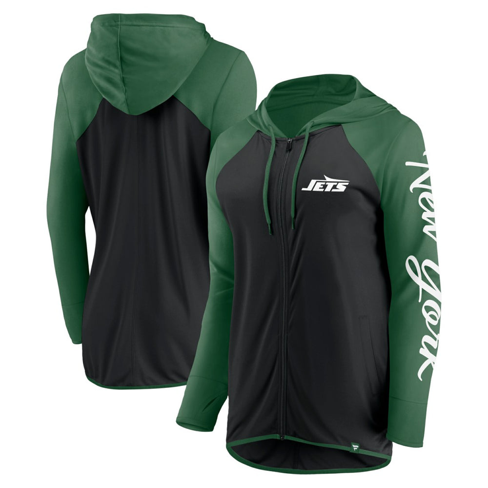 Women's Script Full-Zip Hoodie - New York Jets