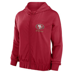 Women's Script Lock Full-Zip Hoodie - San Francisco 49ers