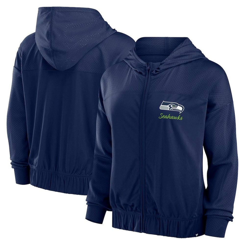 Women's Script Lock Full-Zip Hoodie - Seattle Seahawks