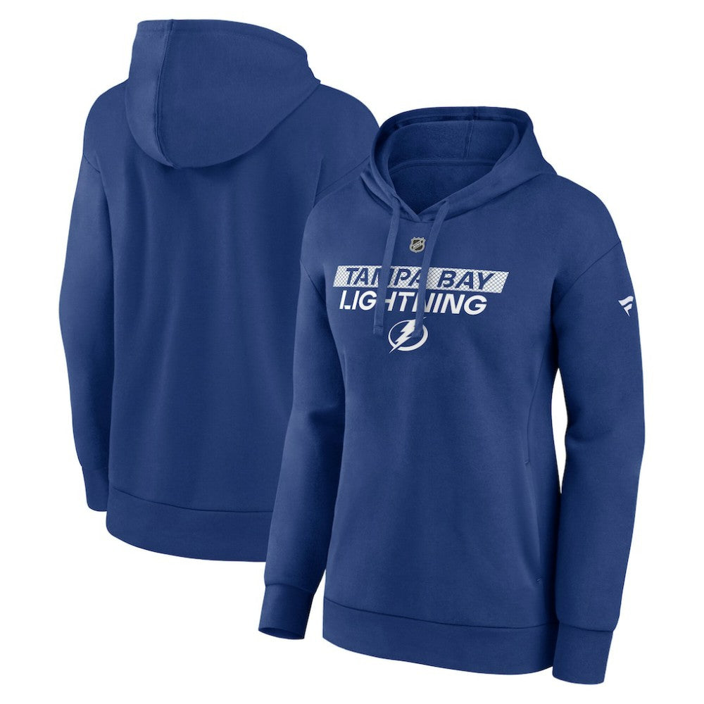 NHL Blue Tampa Bay Lightning Fanatics Women's Authentic Pro Core Primary Fleece Pullover Hoodie