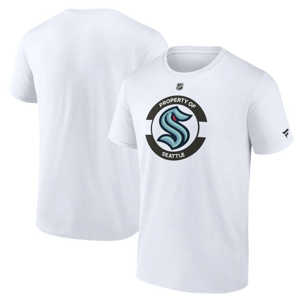 NHL White Seattle Kraken Fanatics Authentic Pro Core Secondary T-Shirt