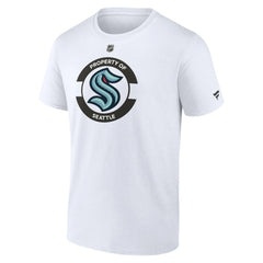 NHL White Seattle Kraken Fanatics Authentic Pro Core Secondary T-Shirt