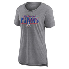 Women's Up the Middle Tri-Blend T-Shirt - New England Patriots