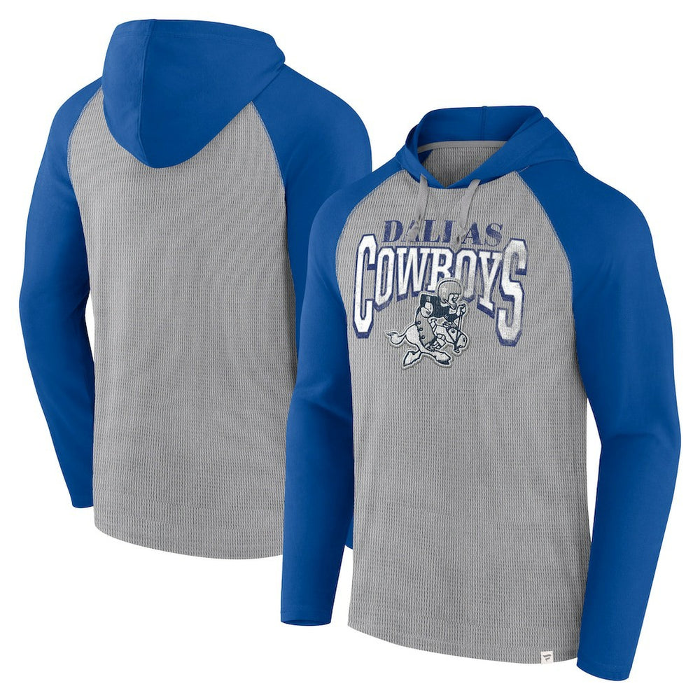 Under Center Long Sleeve Hoodie T-Shirt - Dallas Cowboys