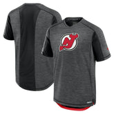 NHL Black New Jersey Devils Fanatics Authentic Pro Rink Tech T-Shirt