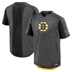NHL Black Boston Bruins Fanatics Authentic Pro Rink Tech T-Shirt