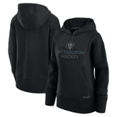 NHL Black Pittsburgh Penguins Fanatics Women's Authentic Pro Road Pullover Hoodie