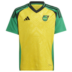 Jamaica National Team Youth 2024 Home Replica Jersey - Adidas Yellow