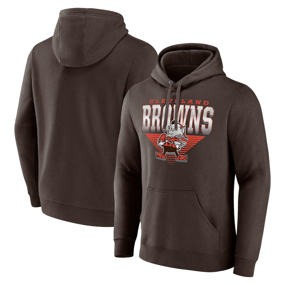 Geometric Chrome Pullover Hoodie - Cleveland Browns