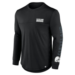 Blackout Long Sleeve T-Shirt - Cleveland Browns