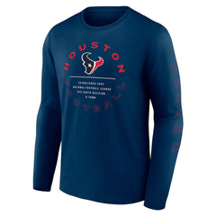 Stat Sheet Long Sleeve T-Shirt - Houston Texans