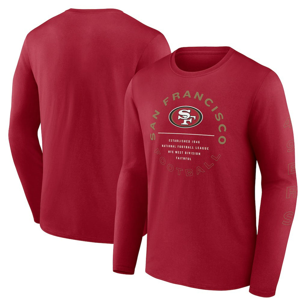 Stat Sheet Long Sleeve T-Shirt - San Francisco 49ers