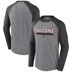 Tri-Blend Raglan Long Sleeve T-Shirt - Atlanta Falcons